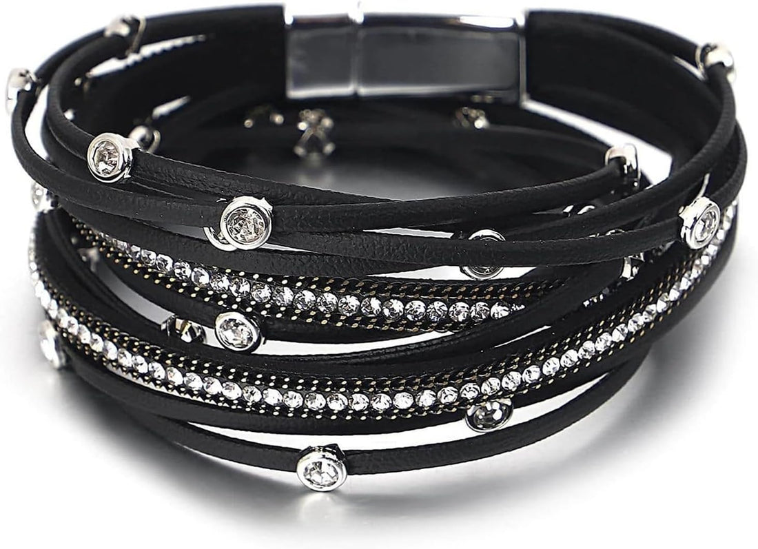 Leopard Boho Wrap Bracelet for Women