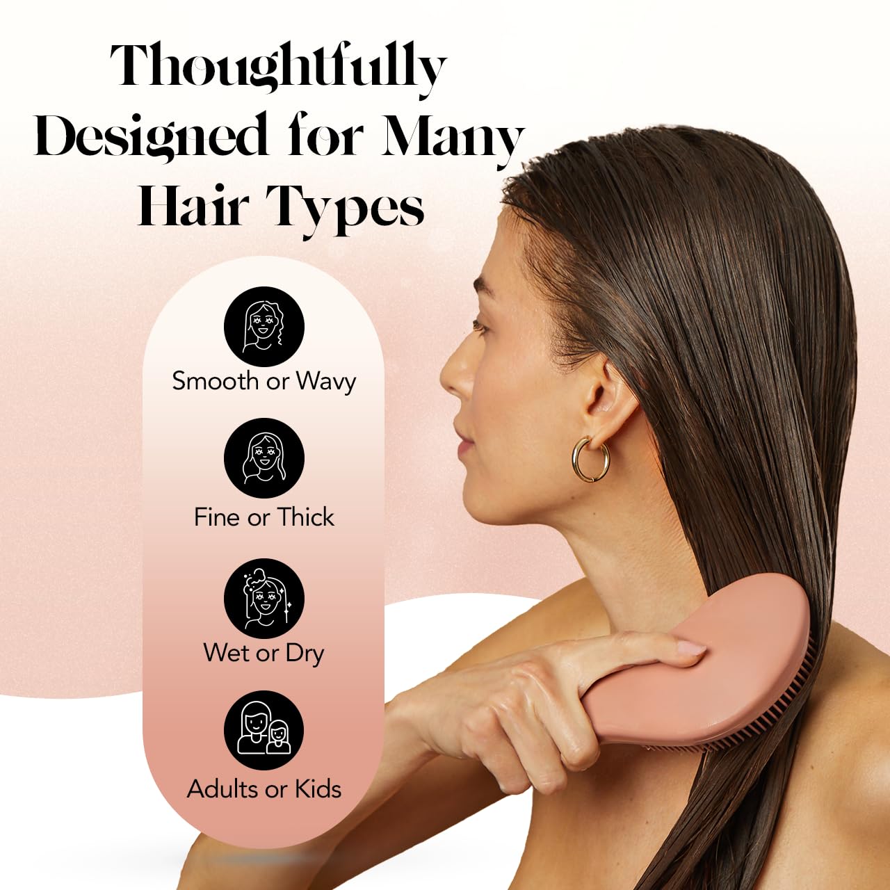 Detangler Hair Brush for Wet &amp; Dry Hair