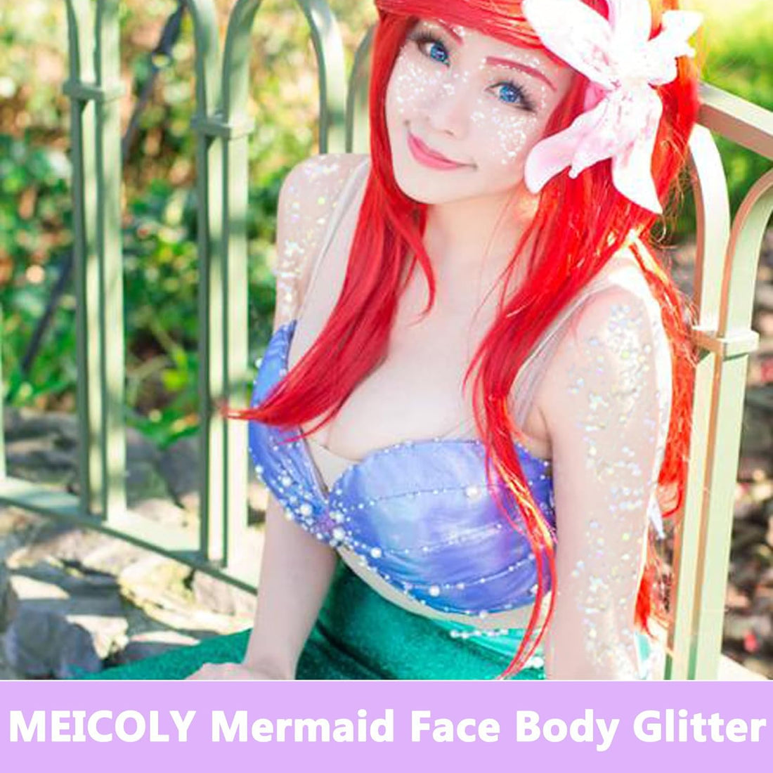 Clear White Body Glitter Gel for Festivals