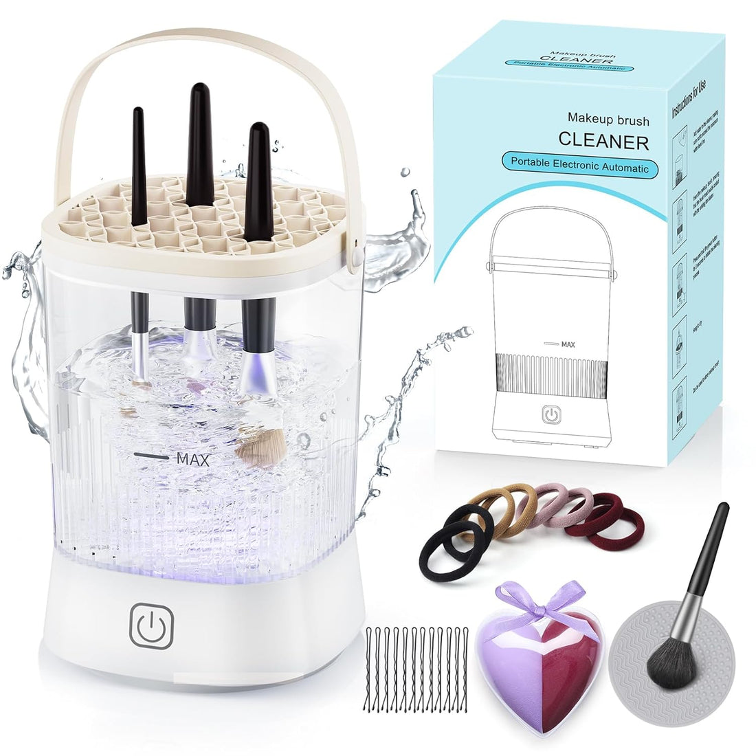 Electric Brush Cleaner - 9000 RPM, Waterproof