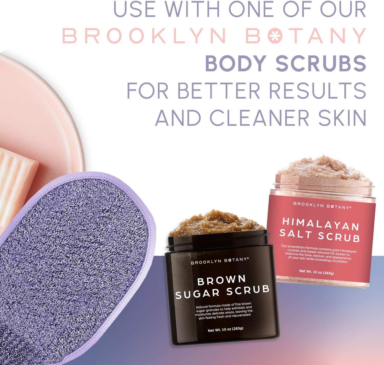 Exfoliating Bath Mitt – Deep Clean Body Scrubber