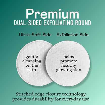 Premium Exfoliating Rounds – 80Ct Textured Facial