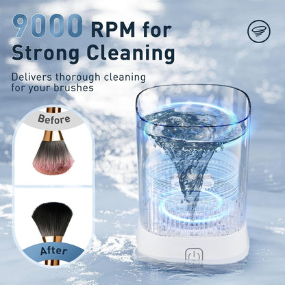 Electric Brush Cleaner - 9000 RPM, Waterproof