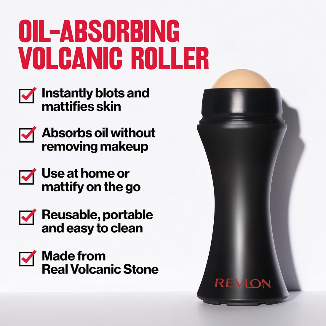 Volcanic Oil-Absorbing Face Roller  Skincare Tool