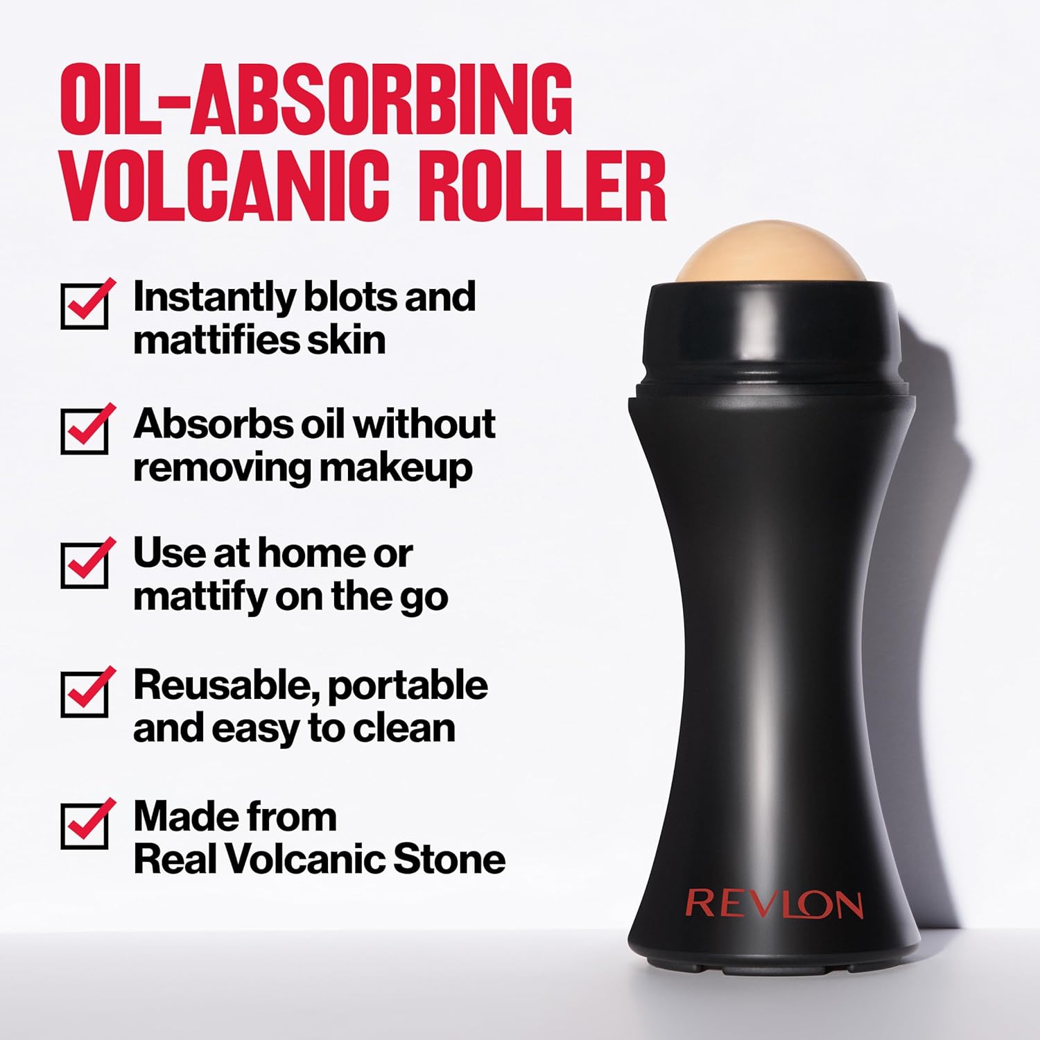 Volcanic Oil-Absorbing Face Roller  Skincare Tool
