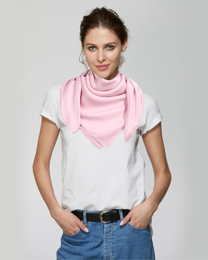 35” Satin Headscarf – Silk-Like Hair Bandana &amp; Neck Wrap for Women