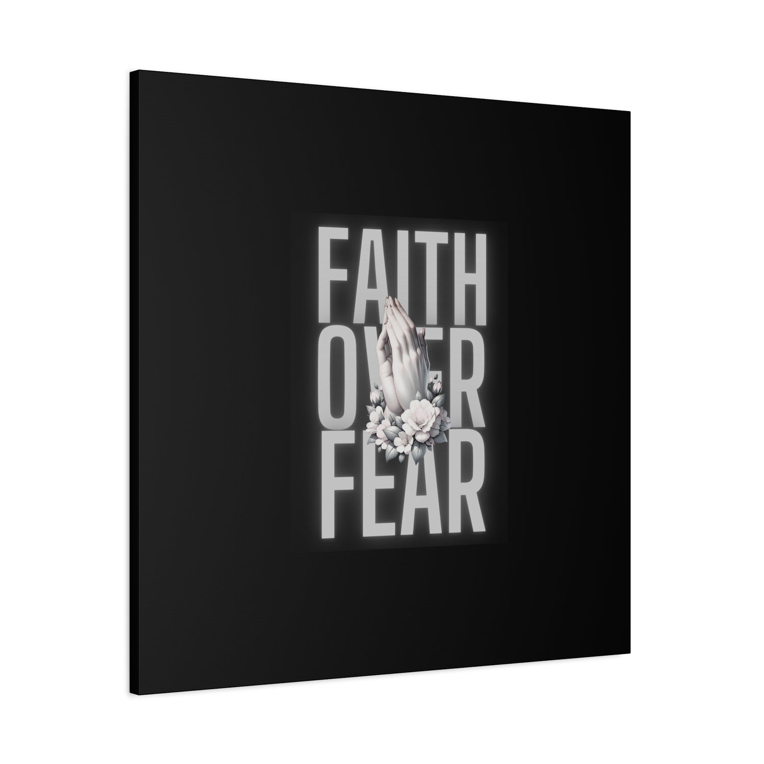 Faith over Fear Matte Canvas 1.25 in