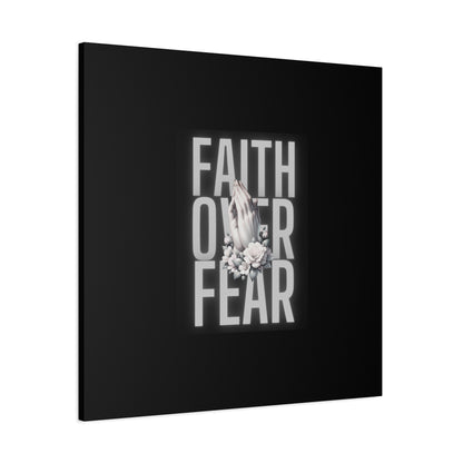 Faith over Fear Matte Canvas 1.25 in