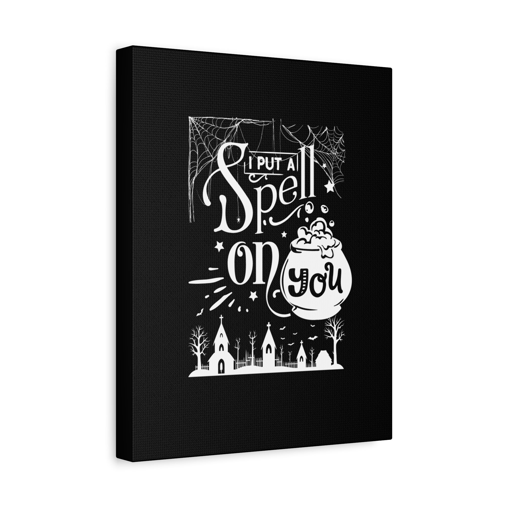 I Put a Spell on You Halloween Matte Canvas - Spooky Chic Wall Art - Perfect Fall Home Decor