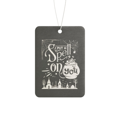 I Put a Spell on You Halloween Car Air Freshener - Spooky Stylish Scent - Perfect Fall Driving Accessory