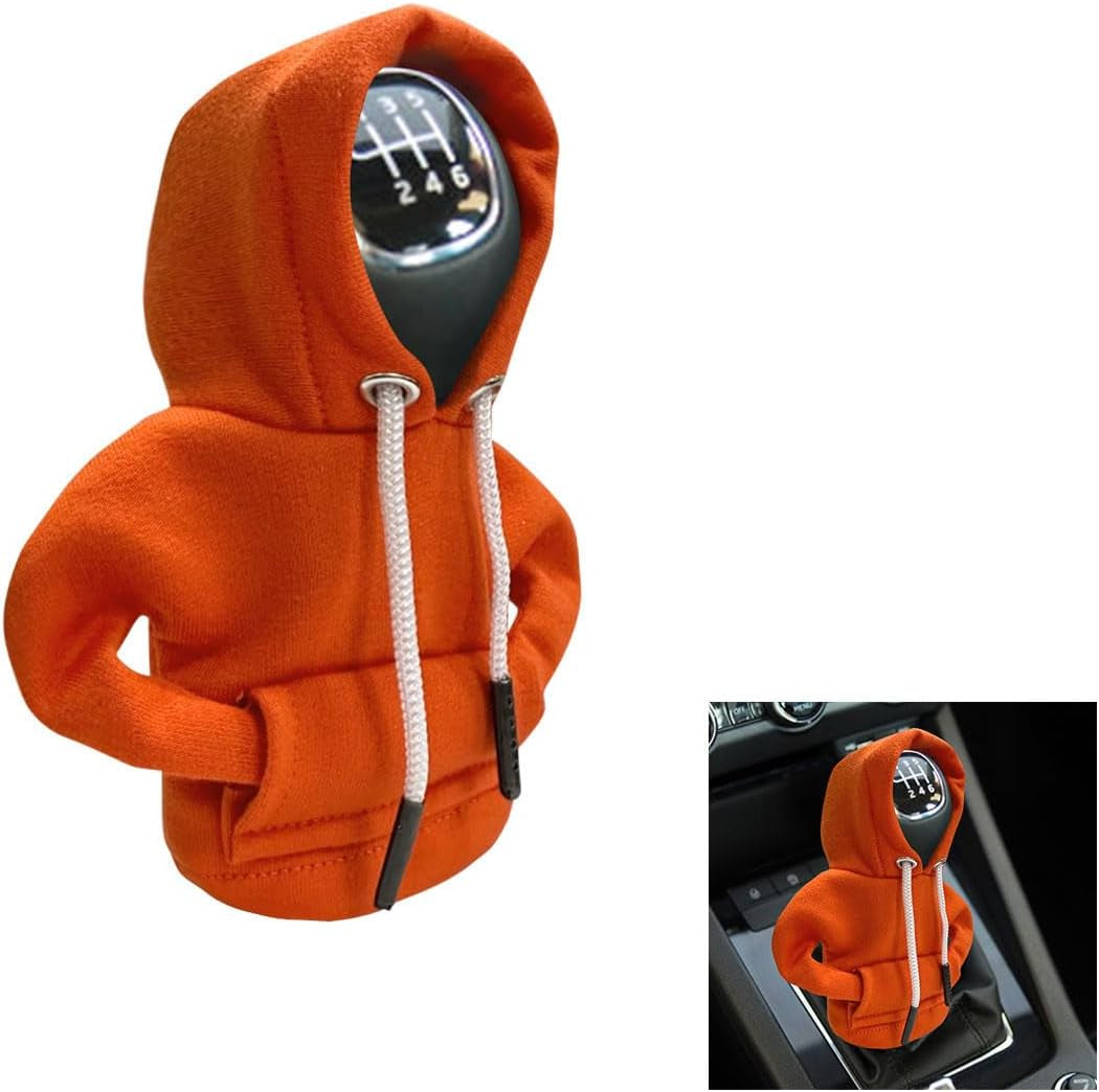 Car Gear Shift Hoodie – Cute Universal Shifter Knob Cover Accessory