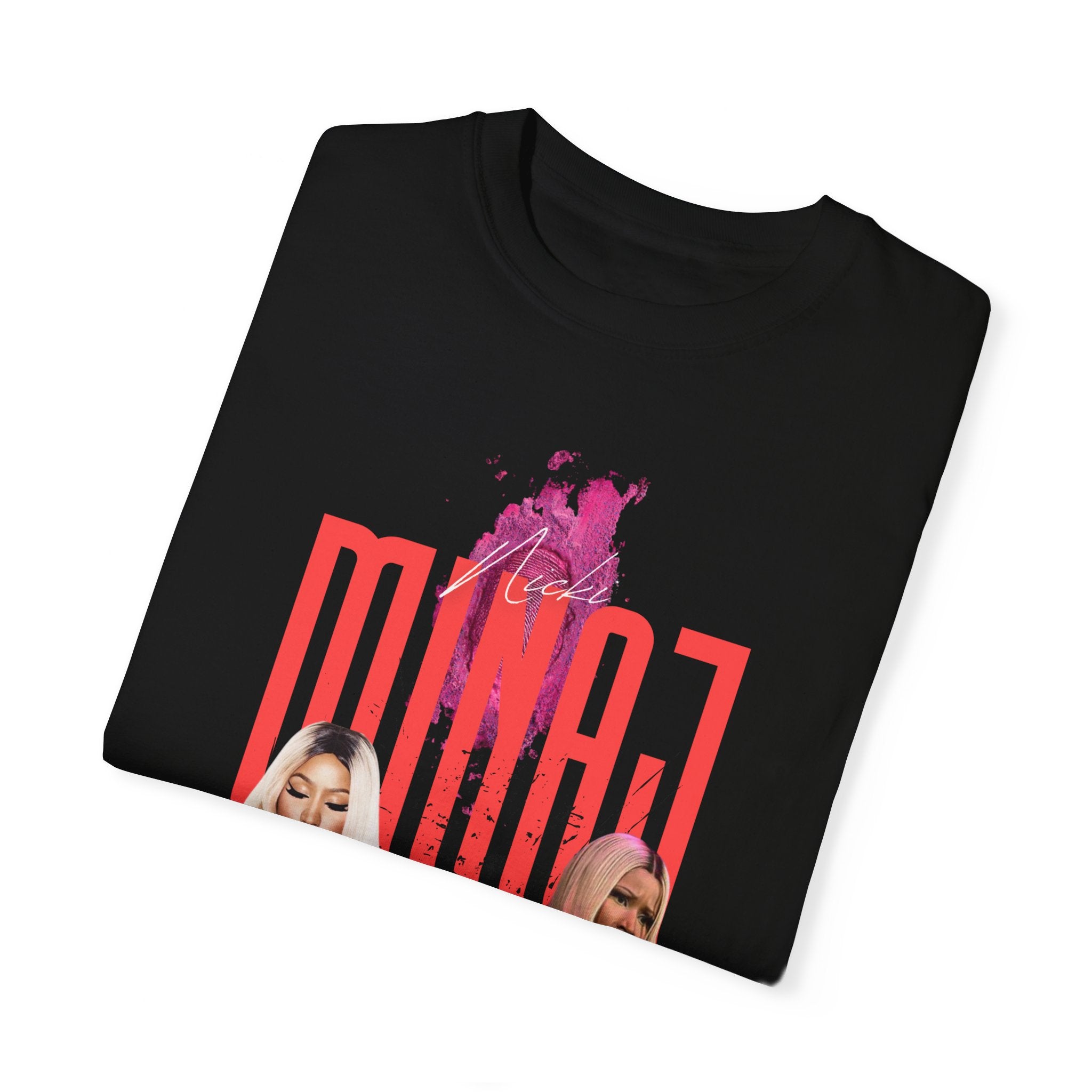 Nicki Minaj Tshirt with Tour Dates Premium Print Surface Cotton Streetwear