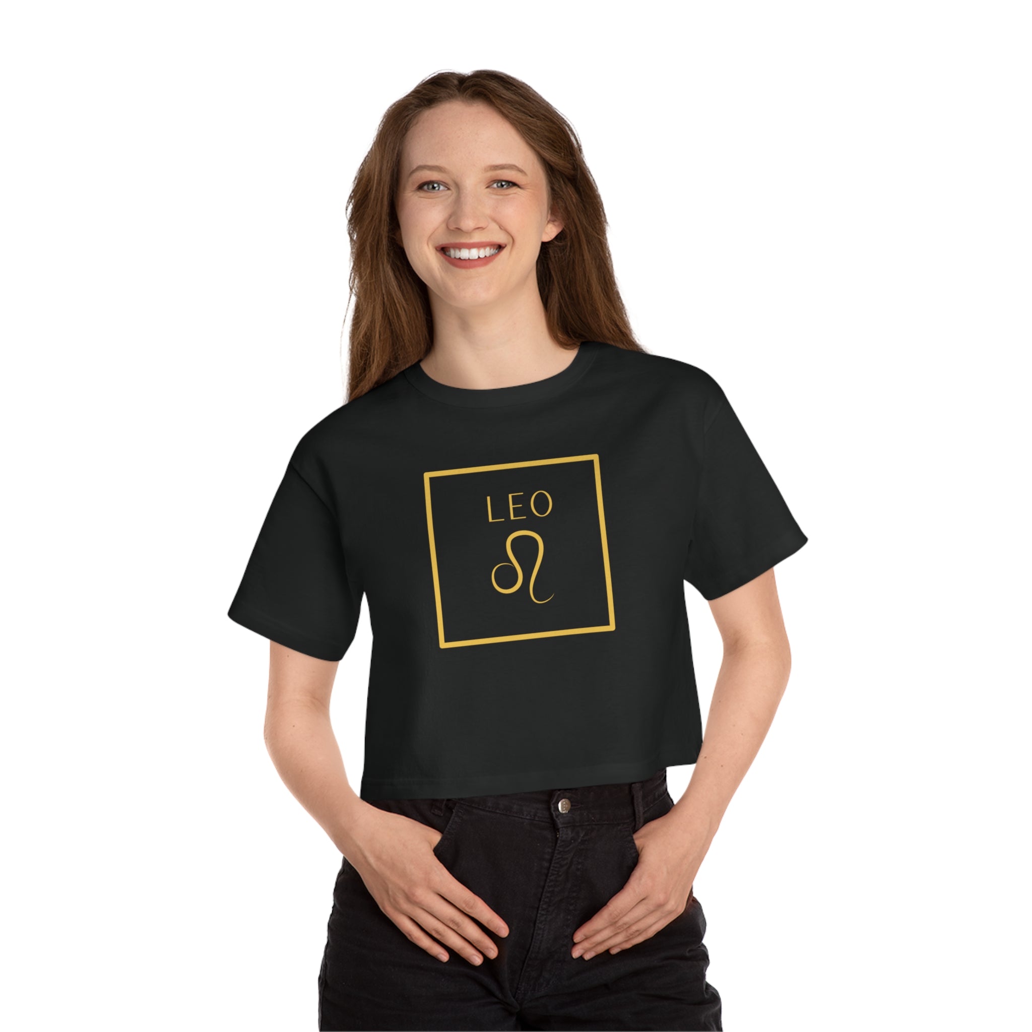 Leo Zodiac Cropped T-Shirt