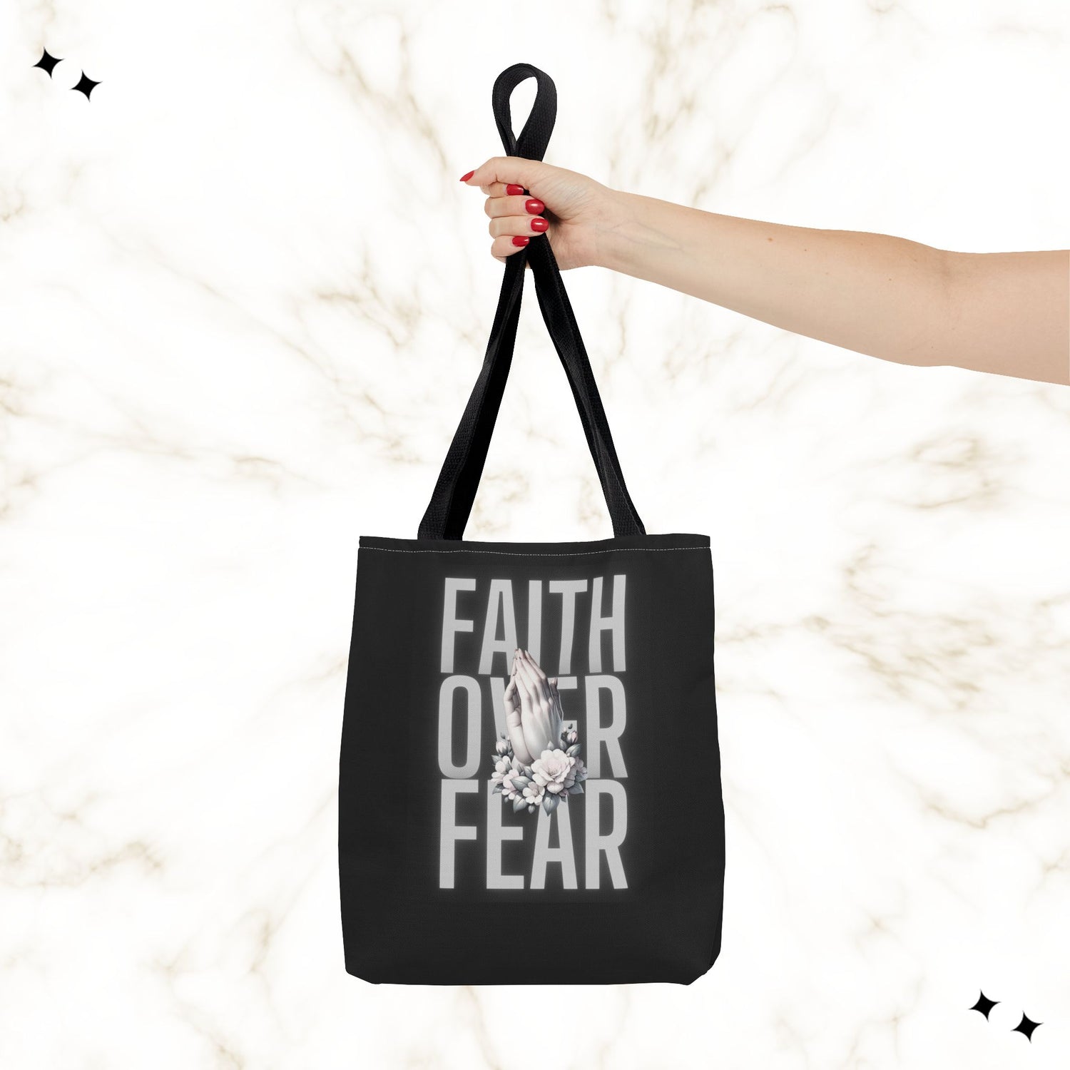 Faith Over Fear Tote Bag