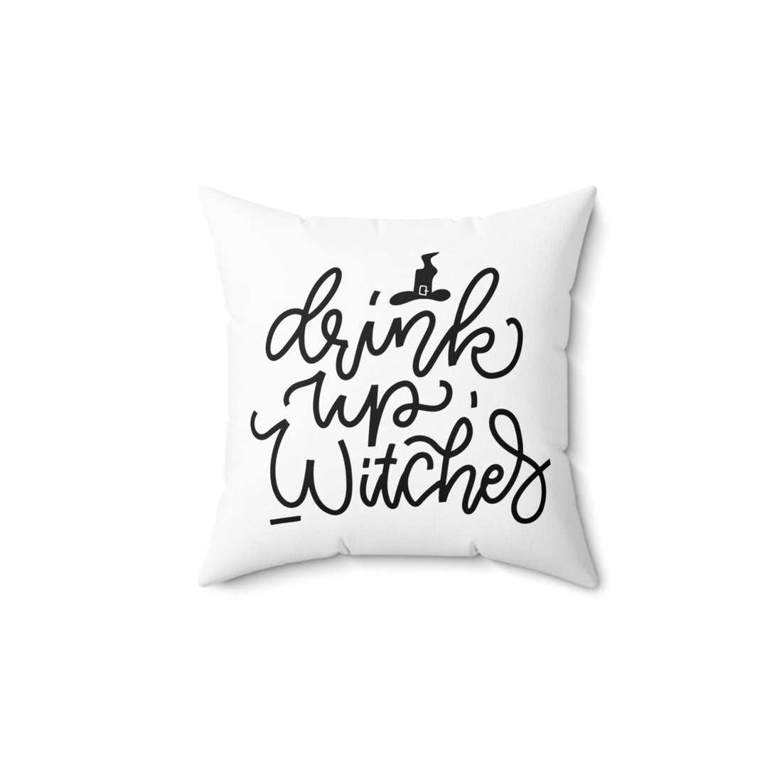 Drink up witches! Halloween Spun Polyester Square Pillow