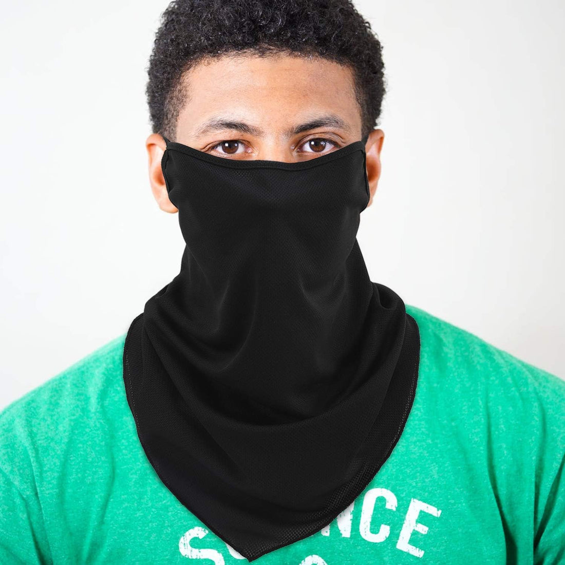 Scarf Mask Bandana 3-Pack with Ear Loops