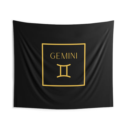 Gemini Zodiac Sign Wall Tapestry