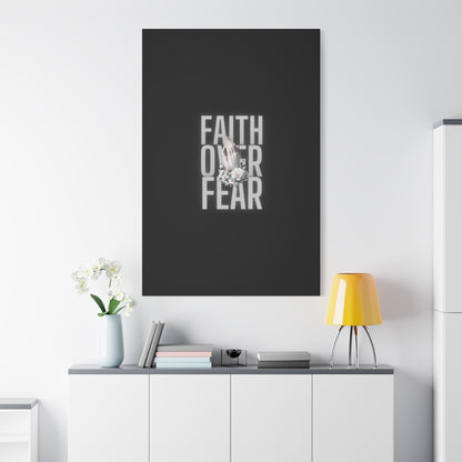 Faith over Fear Matte Canvas 1.25 in