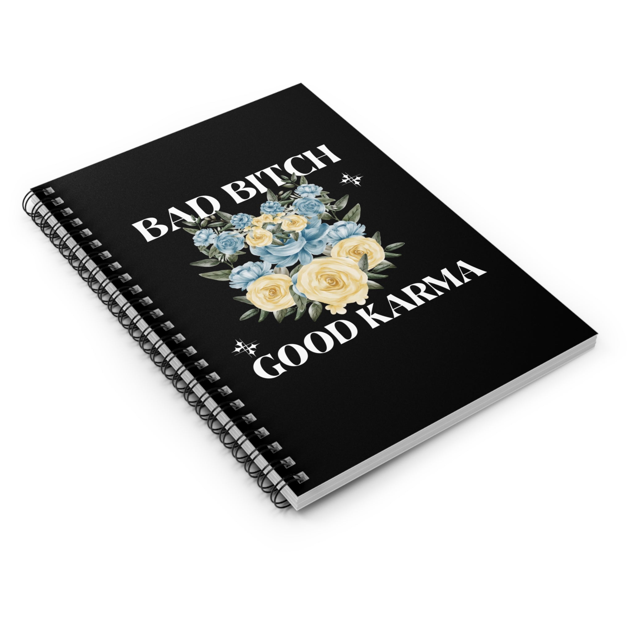 Bad Btch Good Karma Spiral Notebook Ruled Line