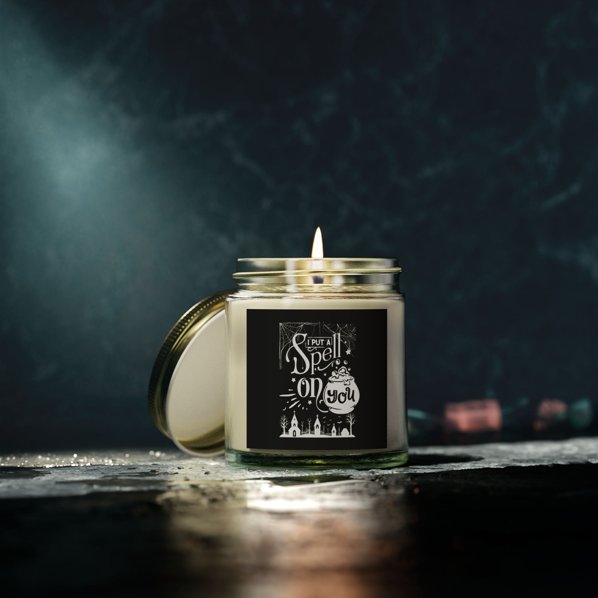 I Put a Spell on You Halloween Candle - Spooky Chic Scented Candle - Perfect Fall Home Decor