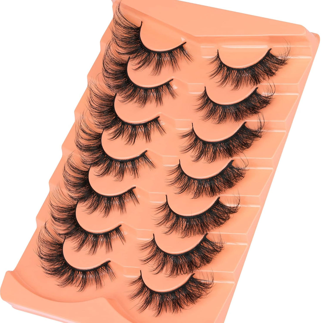 False Eyelashes Wispy Lashes Natural Look Fake