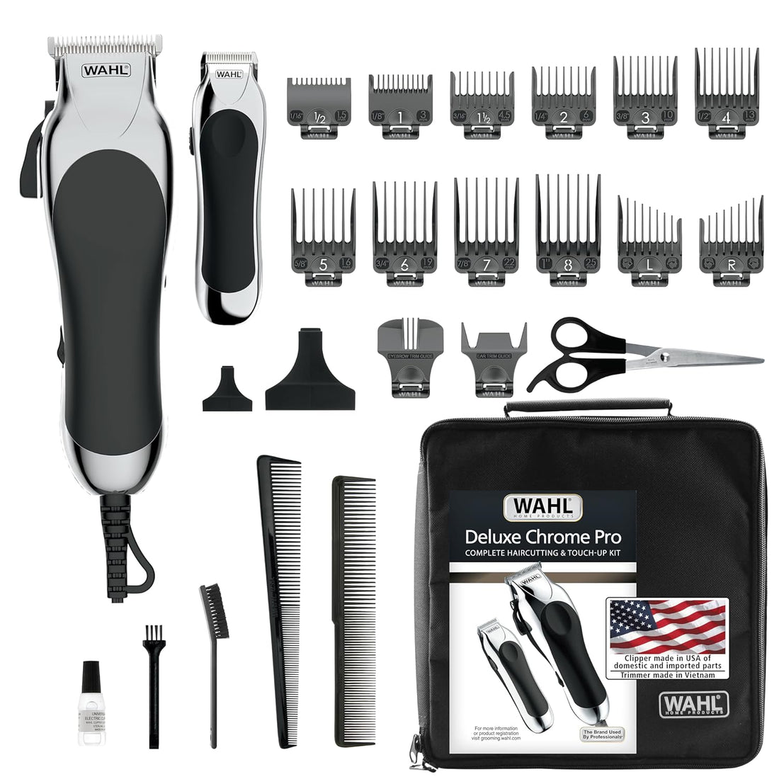 Chrome Pro Hair &amp; Trimmer Kit - Model 79524