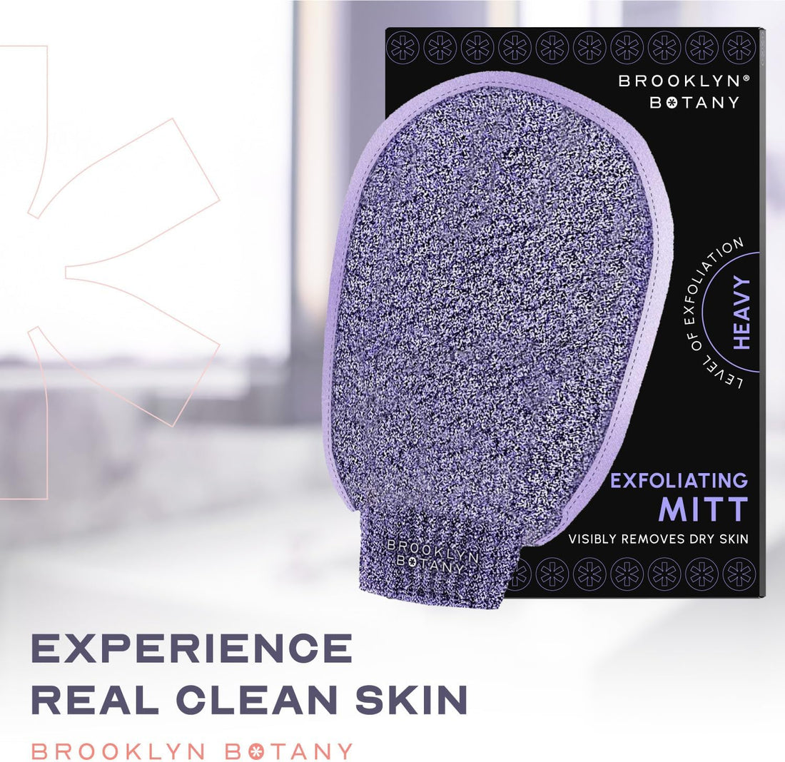 Exfoliating Bath Mitt – Deep Clean Body Scrubber