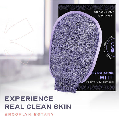Exfoliating Bath Mitt – Deep Clean Body Scrubber