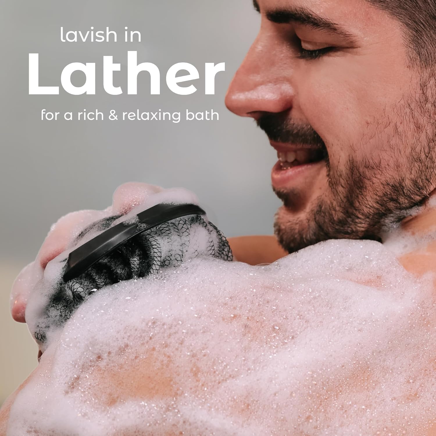 Shower Tool Duo 2-1 Shower Loofah Sponge