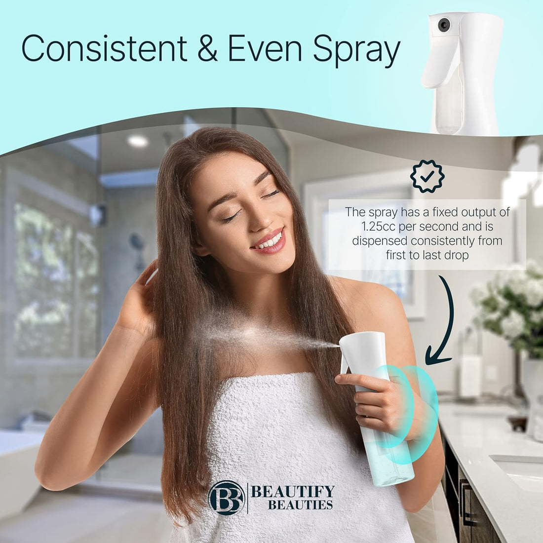 Continuous Spray Bottle – 10.1oz for Hair &amp; More