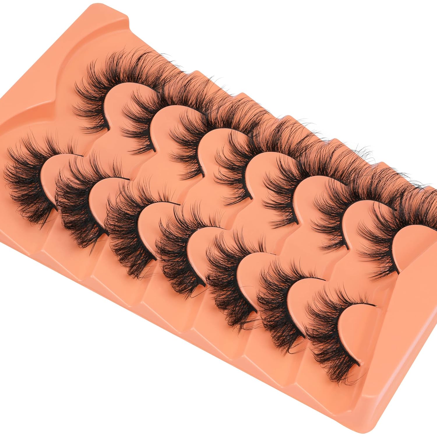 False Eyelashes Wispy Lashes Natural Look Fake