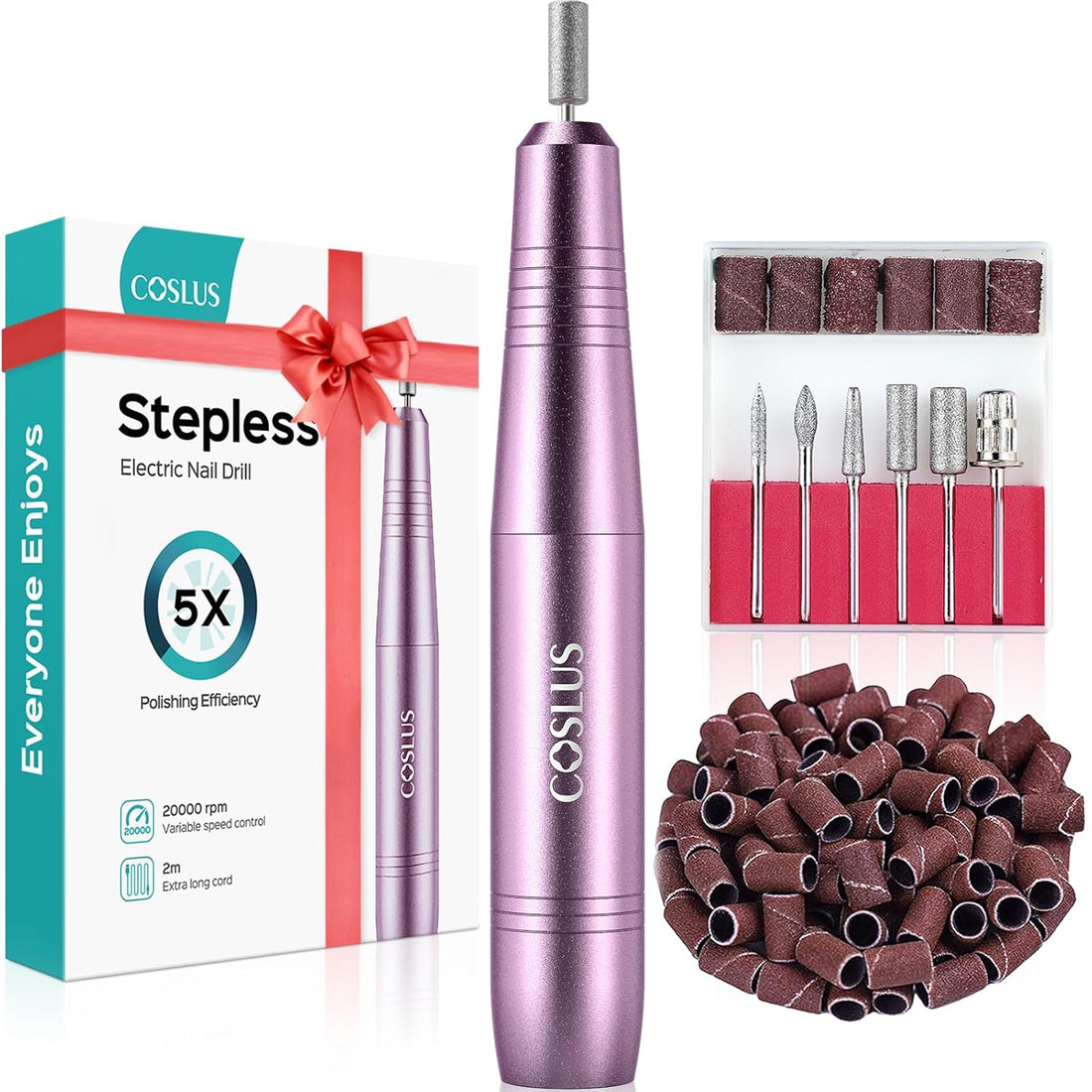 Electric Nail Drill File Kit  Manicure &amp; Pedicure