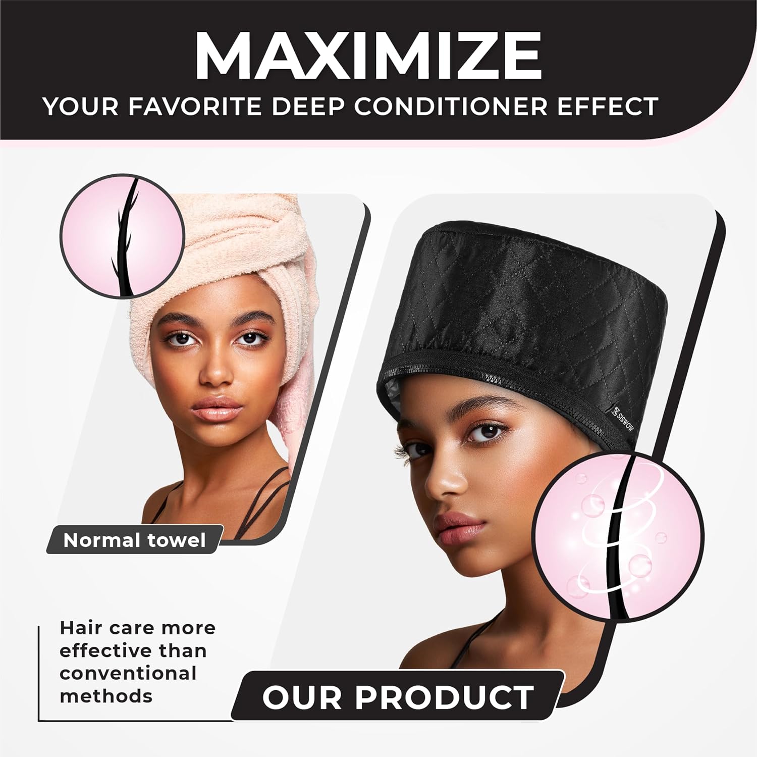Hair Steamer  Deep Conditioning – 10 Heat Levels