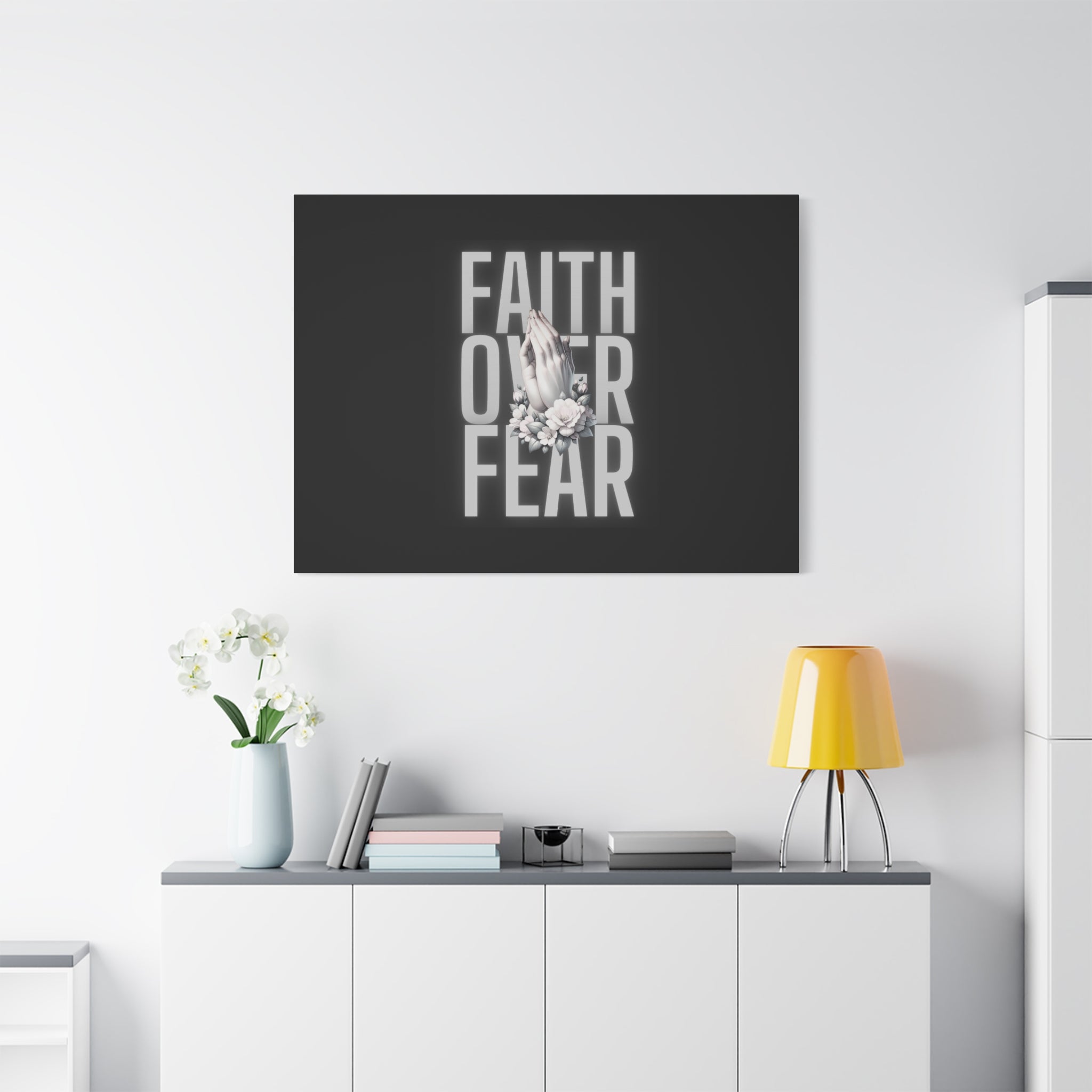 Faith over Fear Matte Canvas 1.25 in