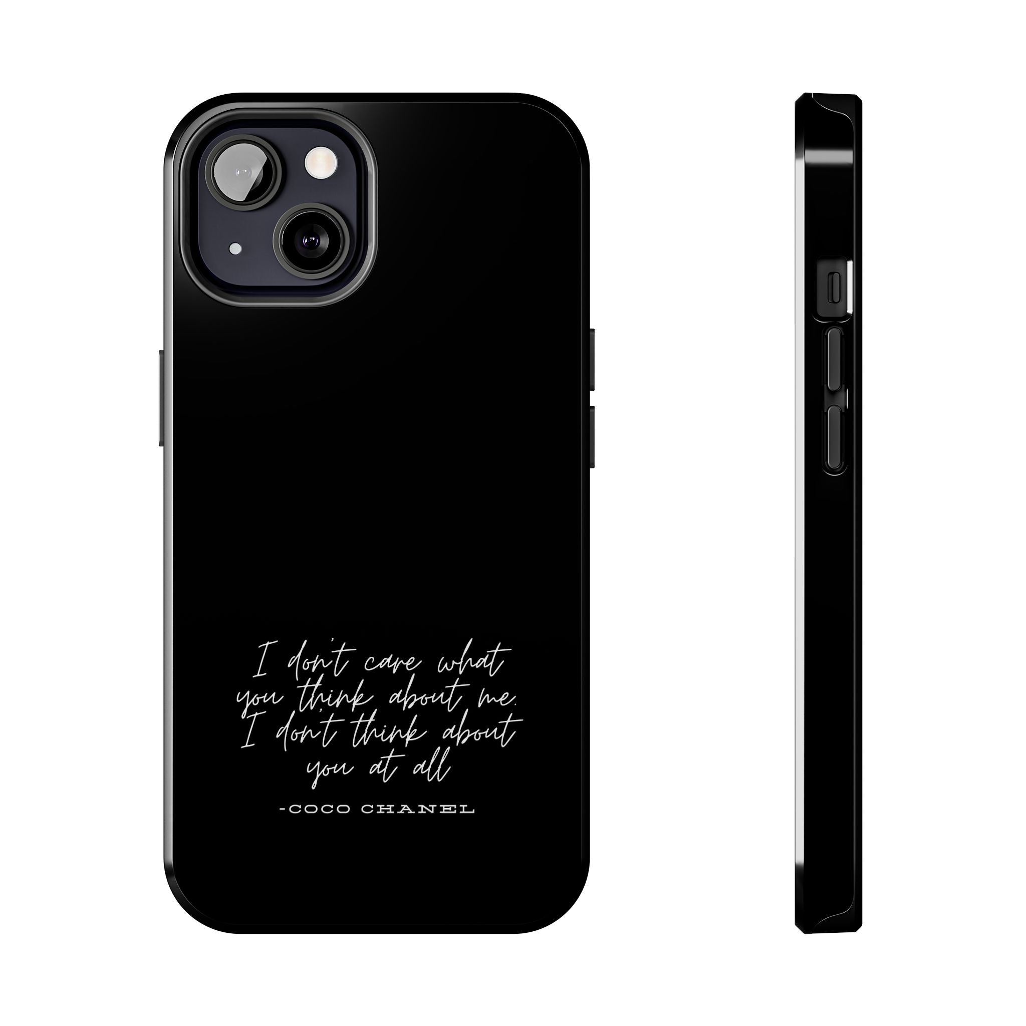 Chic Phone Cases, Fashionable Coco Chanel Quote Phone Case, Luxury Gift for Her, Designer Quote Phone Cover, Stylish Mobile Accessory