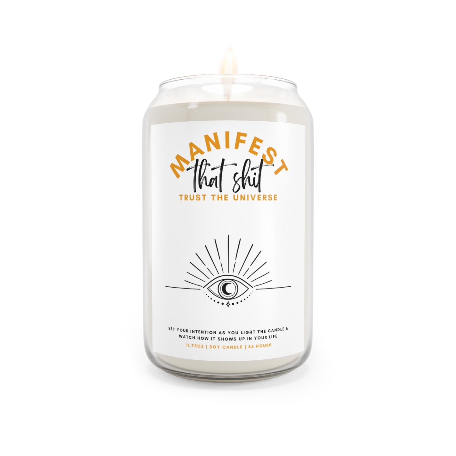 Manifest that sh*t Scented Meditation Candle, 13.5oz