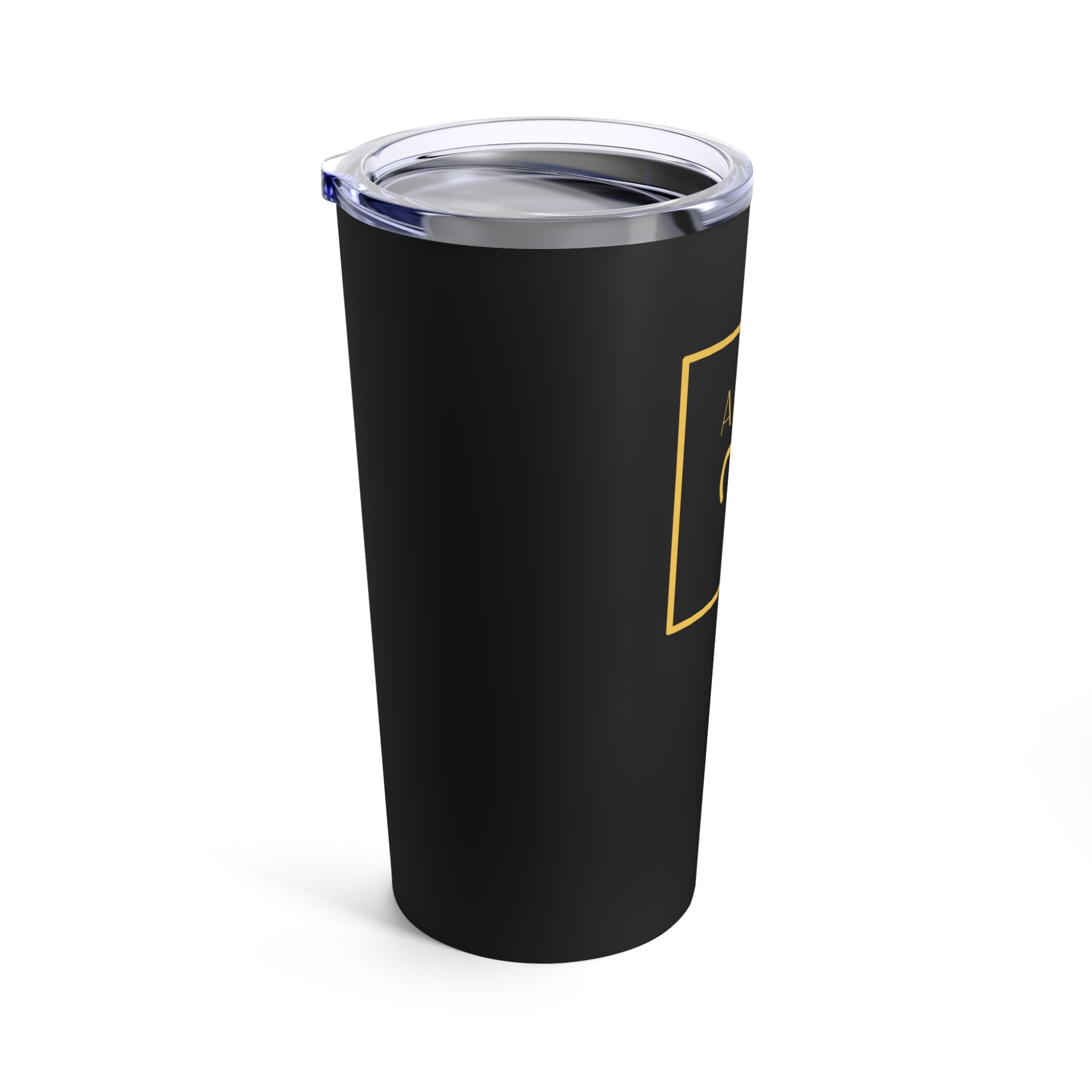 Aries Zodiac Tumbler Bold Aries Symbol Design Double Wall Insulation Spill Proof Lid Travel Mug for Aries Lovers 20oz Capacity