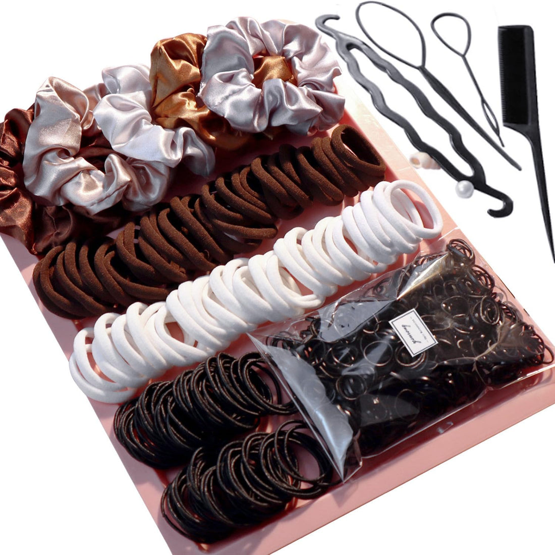 755PCS Hair Accessories Set Light Brown