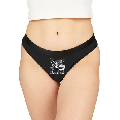 I Put a Spell on You Halloween Womens Thong - Spooky Chic Lingerie - Perfect Festive Intimate Wear