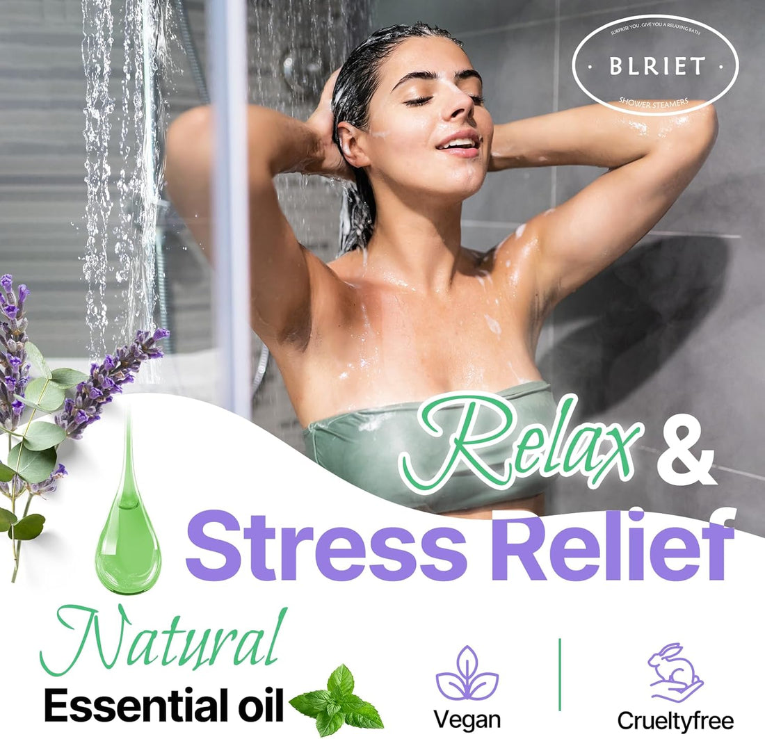 Shower Steamers 8 Pack – Aromatherapy Gifts for Women &amp; Men