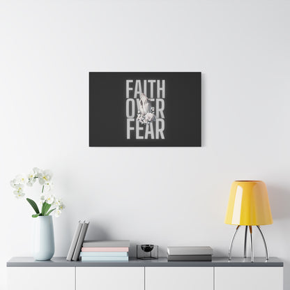 Faith over Fear Matte Canvas 1.25 in