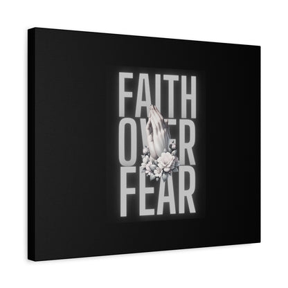 Faith over Fear Matte Canvas 1.25 in