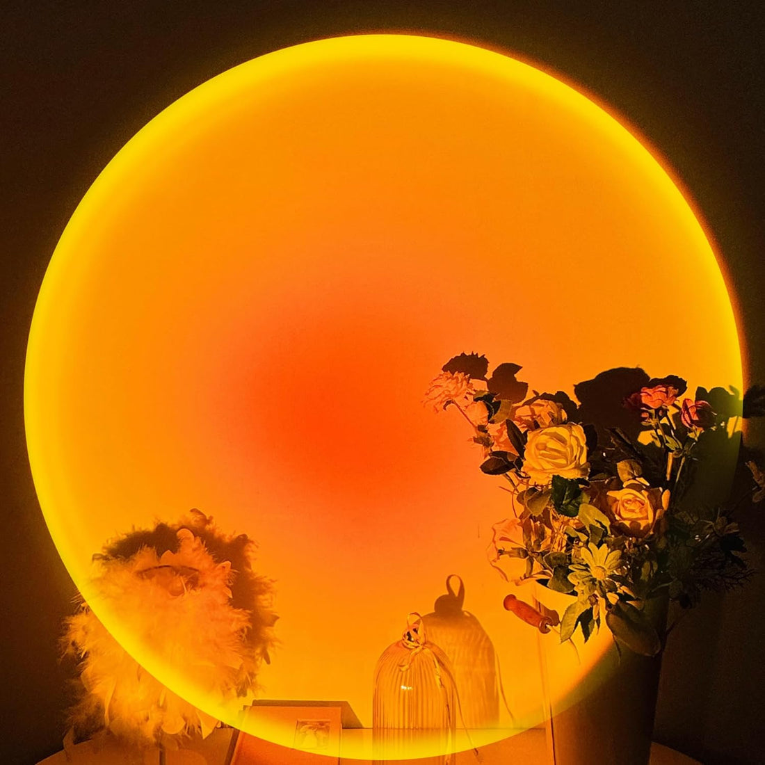 Sunset Lamp Projector LED Room Decor