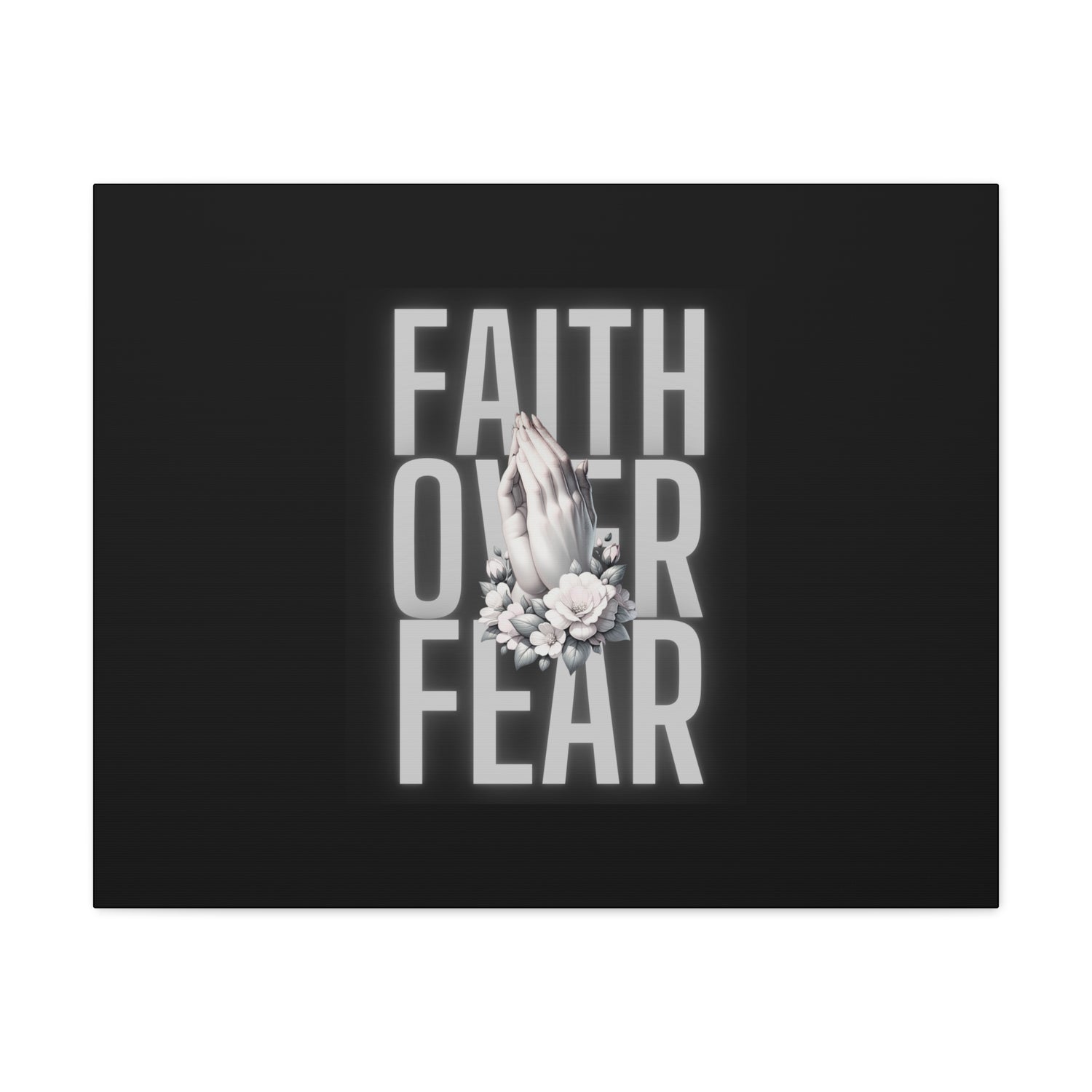 Faith over Fear Matte Canvas 1.25 in