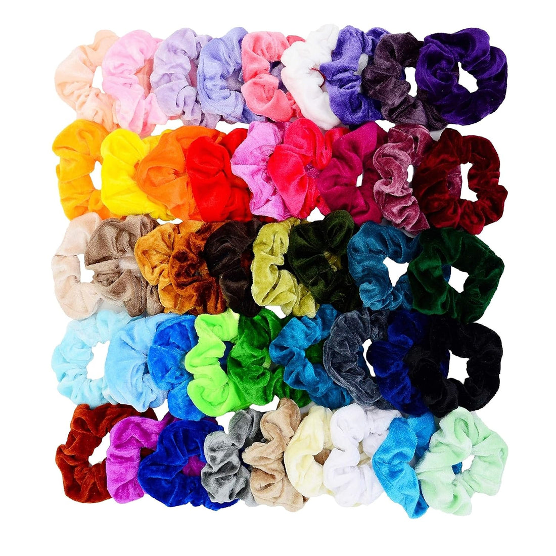 45 PCS Velvet Hair Scrunchies for Women &amp; Girls