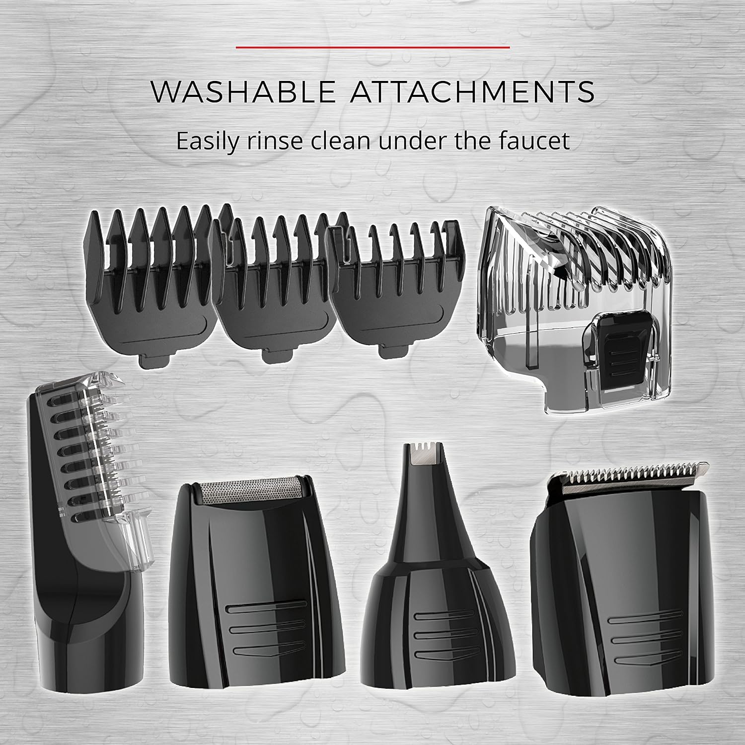 Rechargeable Body Groomer Kit  Beard Trimmer