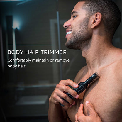 Rechargeable Body Groomer Kit  Beard Trimmer