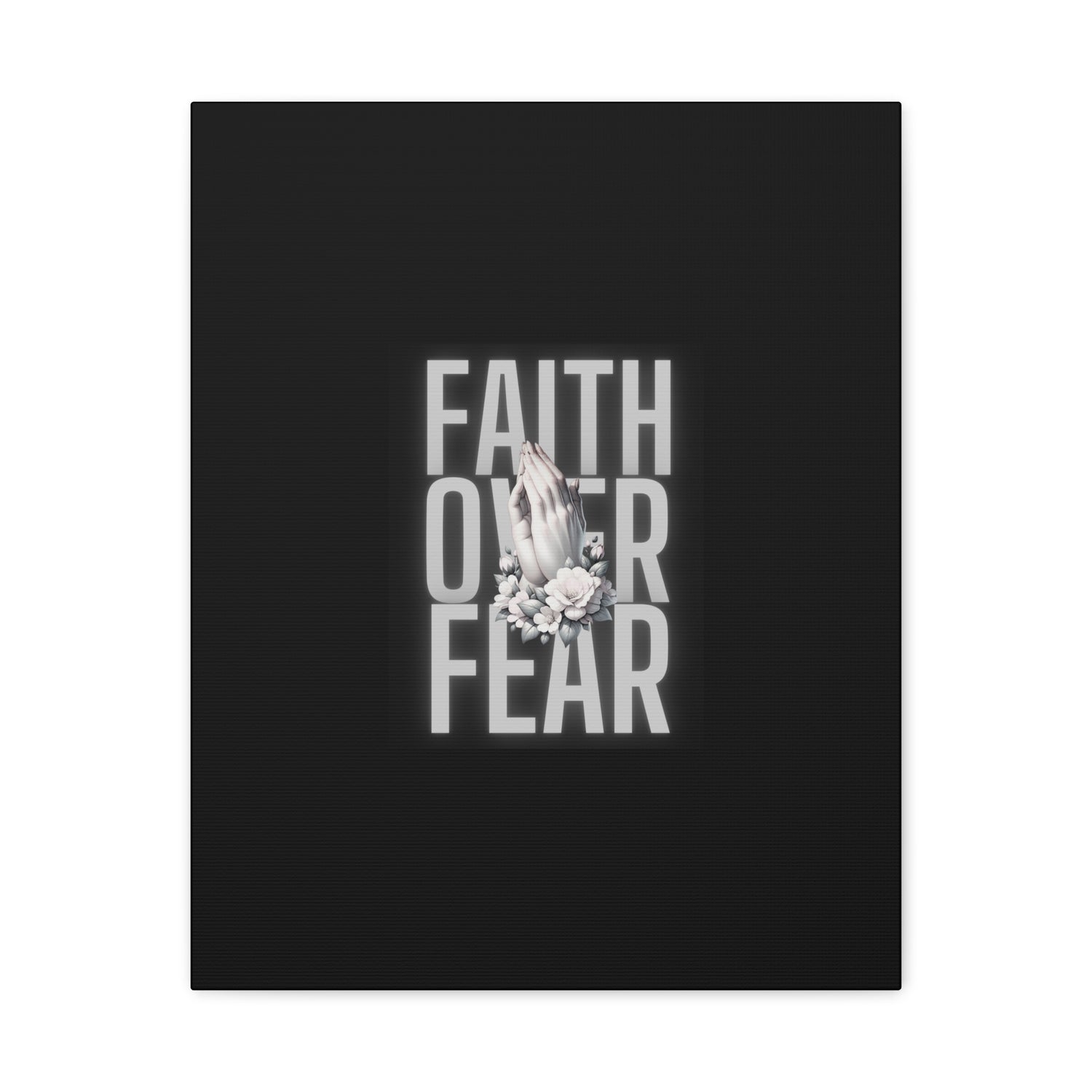 Faith over Fear Matte Canvas 1.25 in