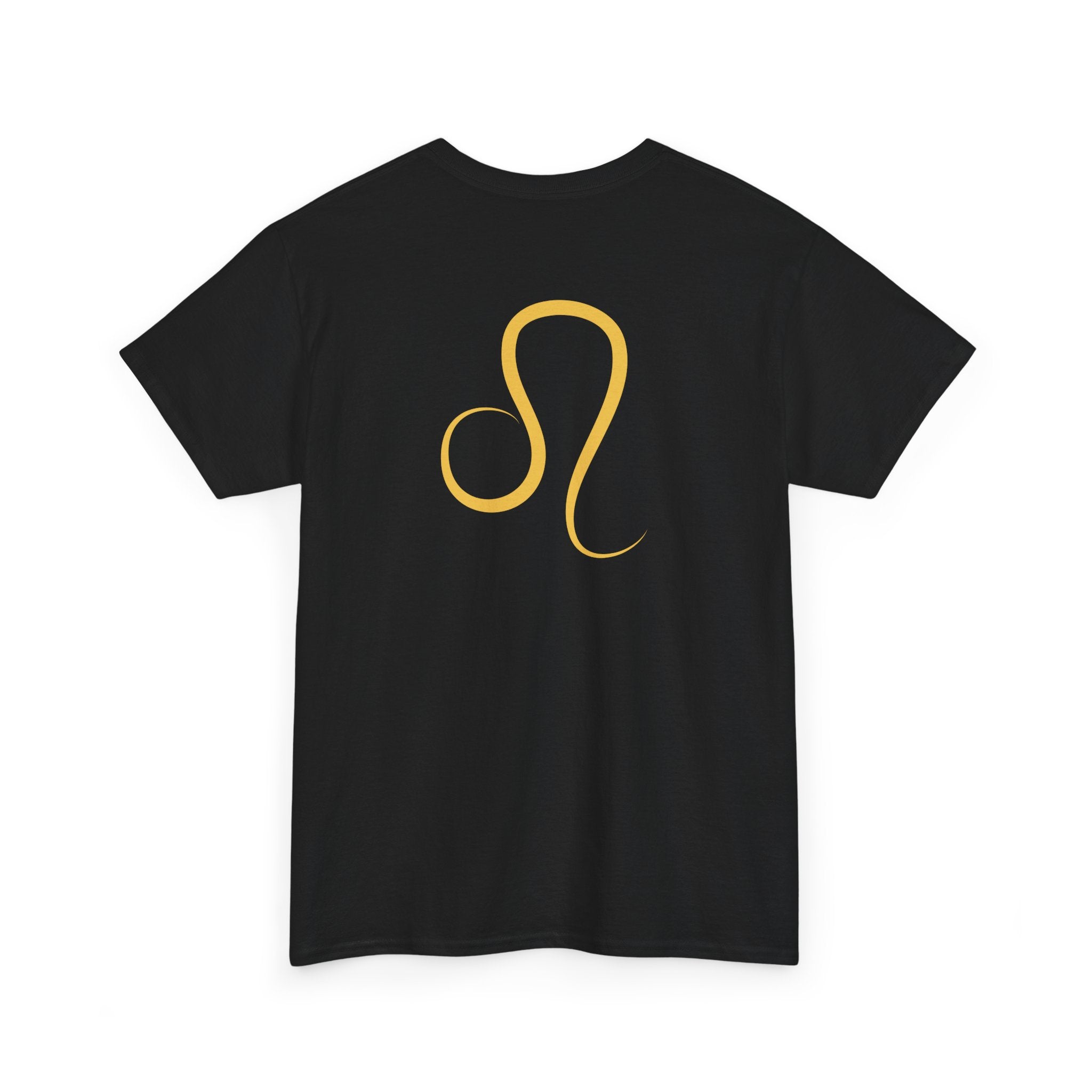 Leo Zodiac Black T-Shirt