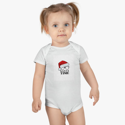 Santa Time Baby Short Sleeve Onesie®